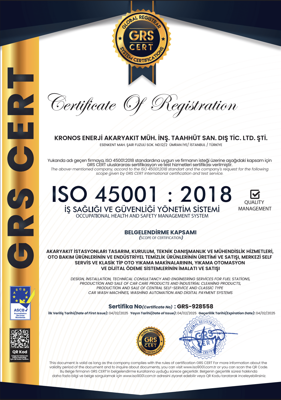 ISO 45001 — Охрана труда и безопасность